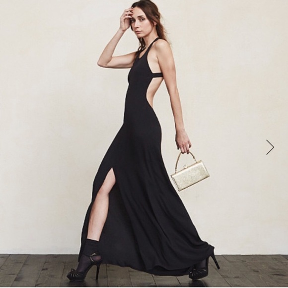 Reformation • Nightingale Open Back Maxi Dress - Picture 2 of 8